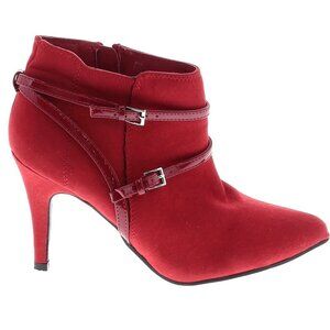 Red Ankle Boots